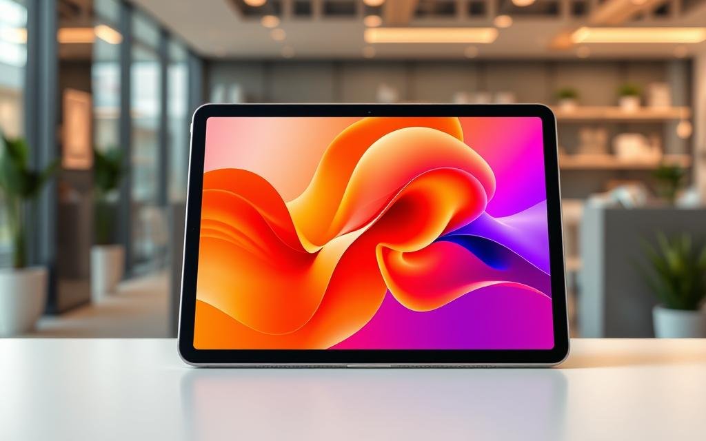 Generate an image of a popular tablet model like Apple iPad.