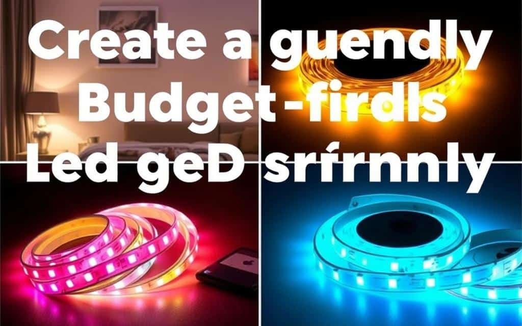Generate an image of budget light strips