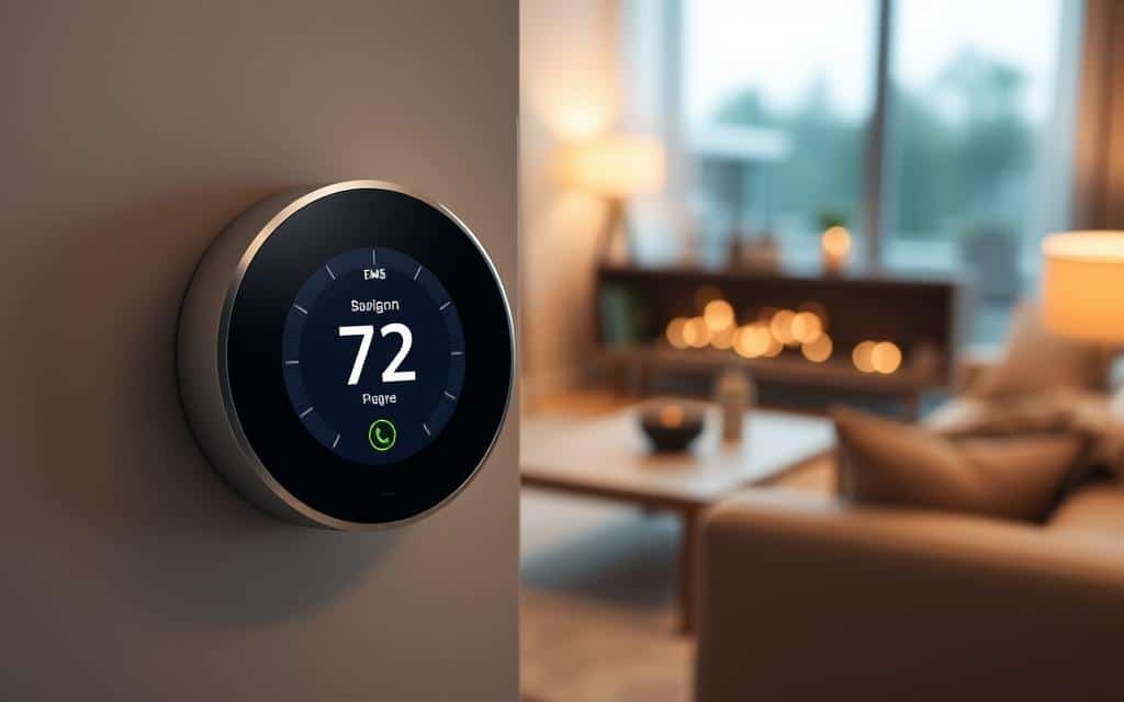 Generate an image of the Amazon Smart Thermostat device