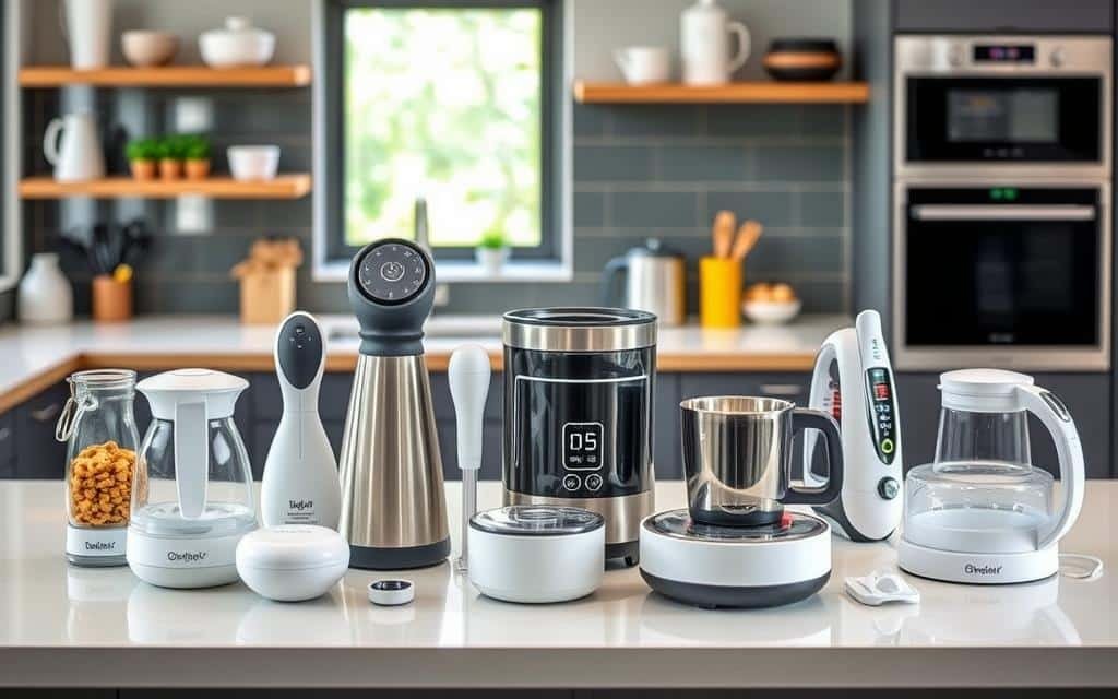 Image of various affordable smart kitchen gadgets