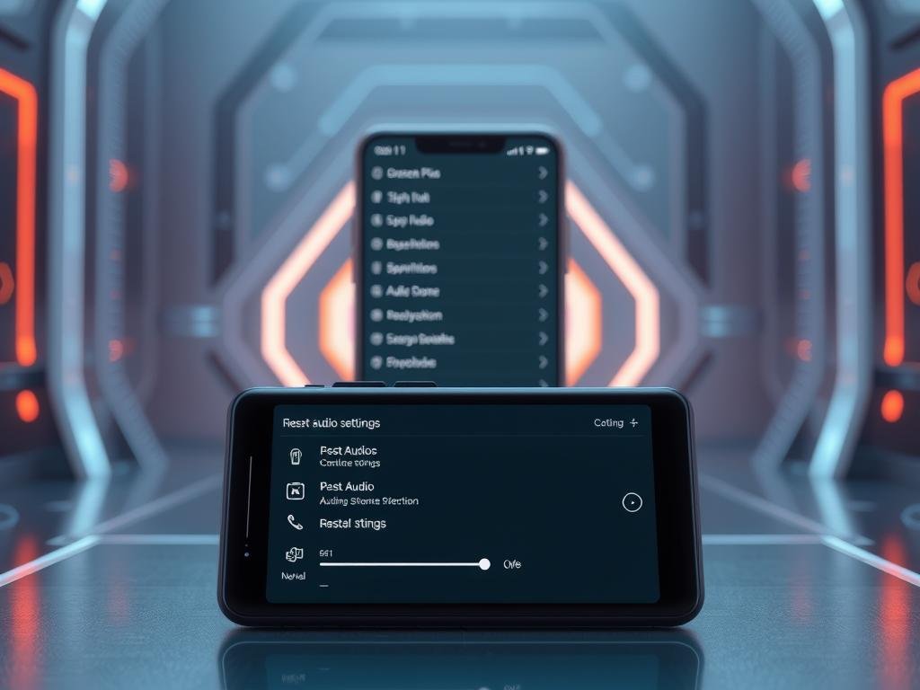 reset audio settings