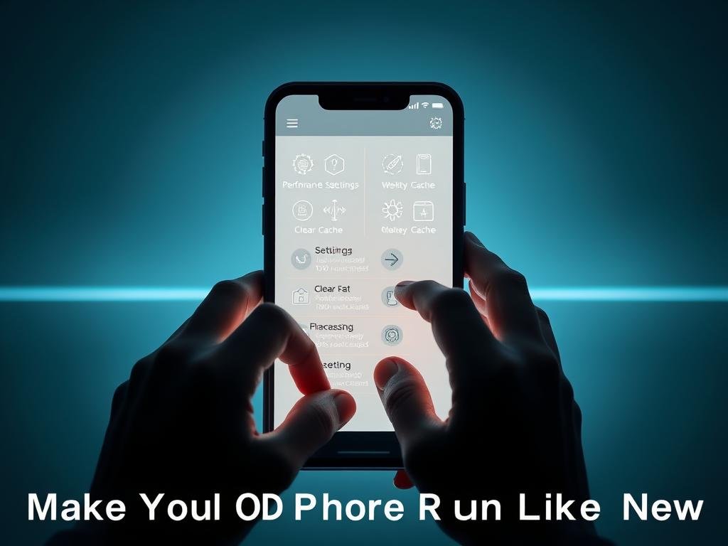 speed up old smartphone, optimize phone performance, make phone faster