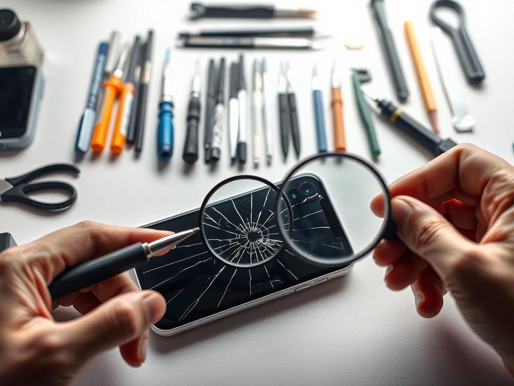 repair your smartphone's cracked screen