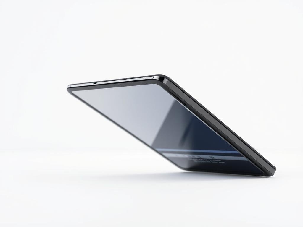 a close-up view of a foldable smartphone, showcased against a clean, minimalist background. the device is open, revealing its intricate, flexible display that seamlessly bends and folds. bright, directional lighting accentuates the sleek, durable design, highlighting the precision engineering and reinforced hinge mechanism. the scene conveys a sense of resilience and durability, conveying the phone's ability to withstand the stresses of regular folding and unfolding. the composition emphasizes the key focus on the foldable phone's structural integrity and long-lasting performance.