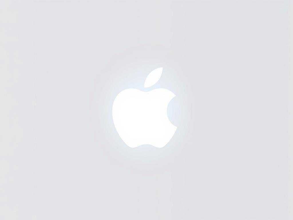 a high-resolution, photorealistic image of the iconic apple logo, captured in a clean, minimalist style. the logo is centered in the frame, rendered with precise detail and vibrant colors. bright, soft lighting illuminates the apple's contours, creating a sense of depth and dimensionality. the background is a simple, neutral gradient that allows the logo to stand out prominently. the overall composition exudes a sense of elegance, professionalism, and technological sophistication, reflecting the essence of the apple brand.