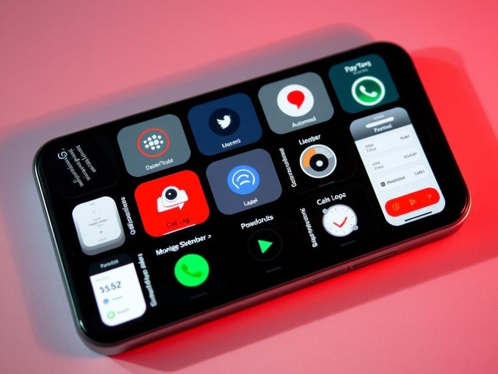 a sleek, modern smartphone screen displays a variety of "caller spam" mobile apps, each with a distinct user interface and feature set. the apps are arranged in a grid, showcasing their diverse functionalities - from automatic number blocking and label tagging to comprehensive call log management. the screen is illuminated by a soft, warm lighting, casting subtle shadows that add depth and dimension to the composition. the overall aesthetic is clean, minimalist, and professional, reflecting the utilitarian nature of the tools designed to combat the pervasive problem of unwanted calls and spam. the image conveys a sense of control and empowerment, hinting at the user's ability to reclaim their digital privacy and communication channels.