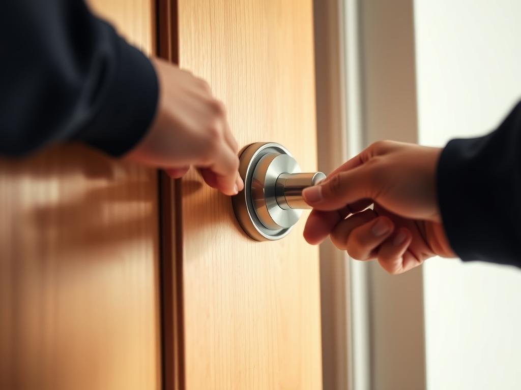smart lock installation