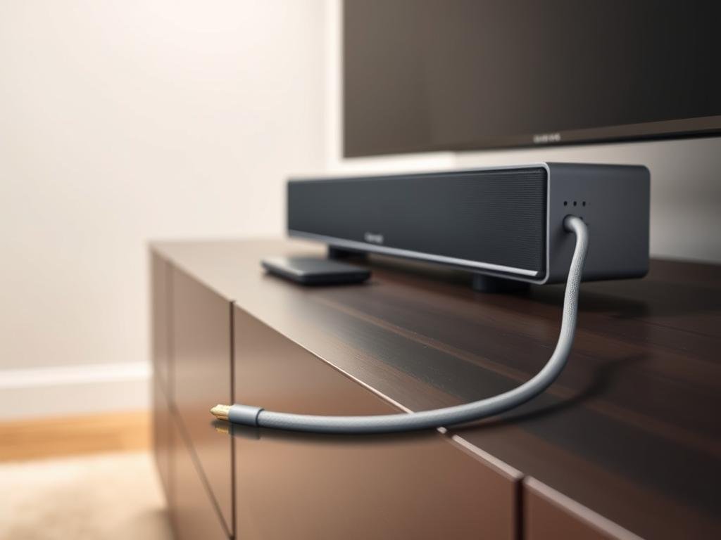 Soundbar Optical Cable Setup