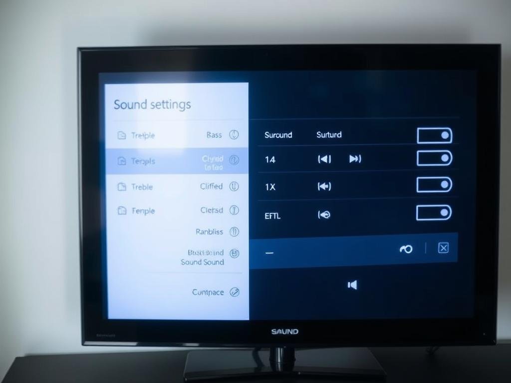 tv sound settings