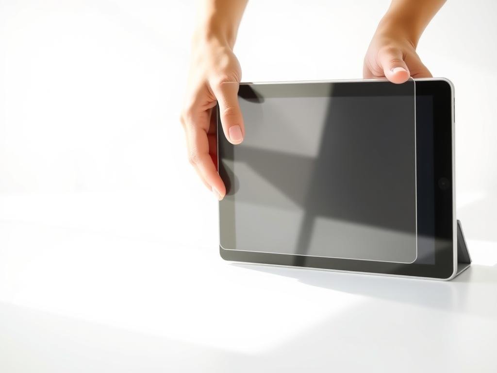 Tablet Screen Protector Setup