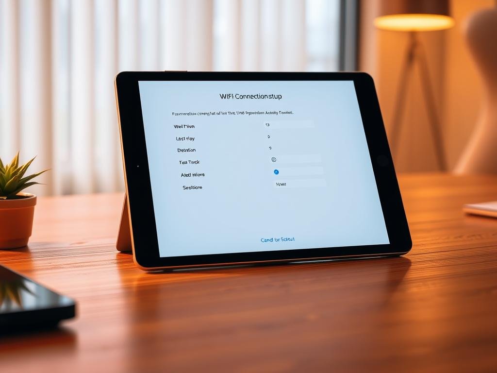 Tablet WiFi Setup