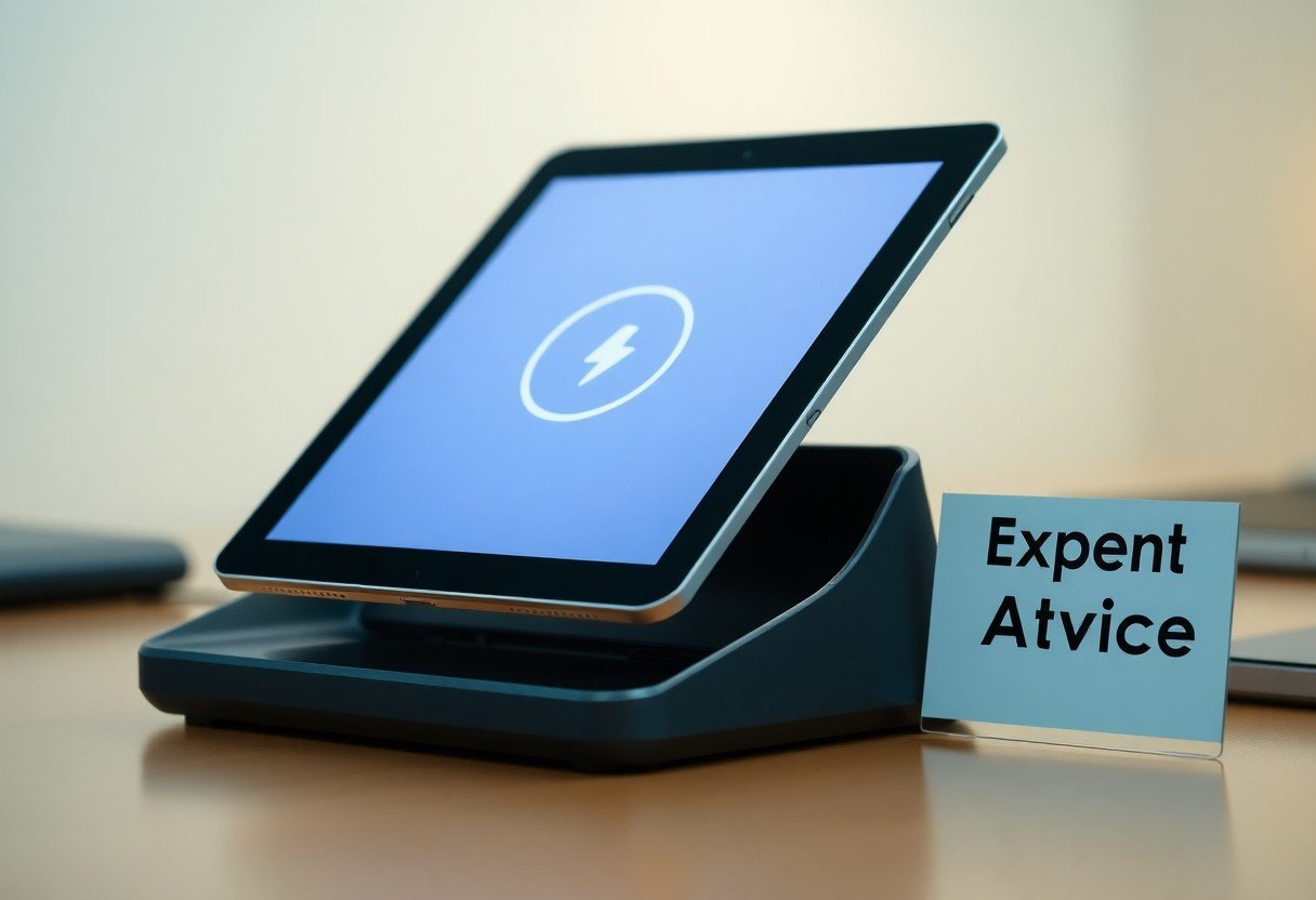using a tablet dock safely vei -