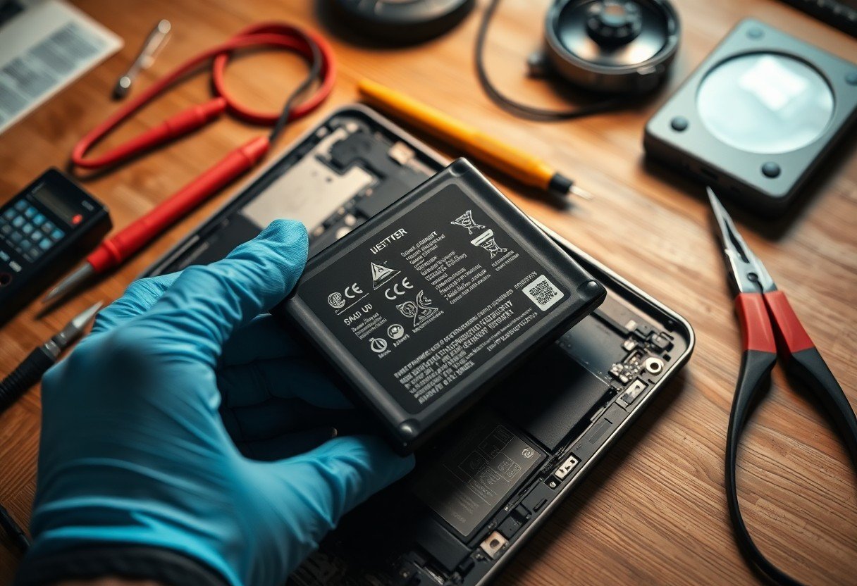 change tablet battery safely for longevity -