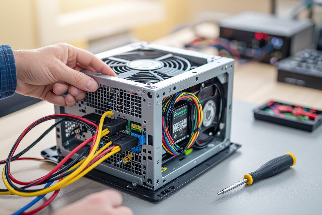how to replace a computer power supply vrd -