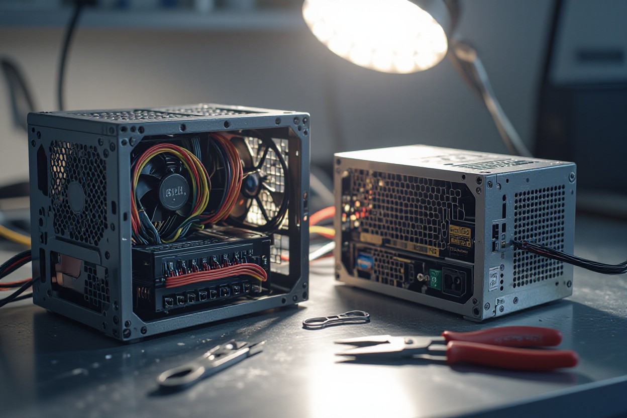 how to replace a computer power supply dew -